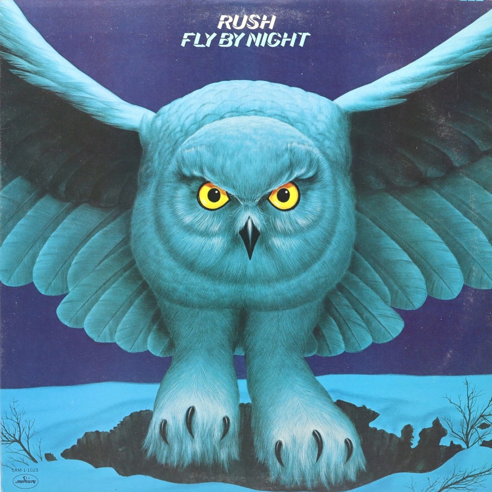 Rush Fly By Night Vinyl LP 12" Black Progressive Rock 1975 Mercury SRM-1-1023